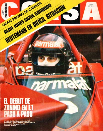 Formula 1. Canad&aacute; 1979. Ricardo Zunino