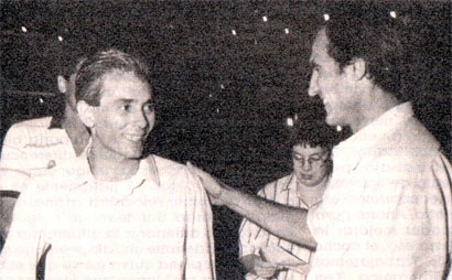 Formula 1. Brasil 1988. Oscar Larrauri. Eurobrun