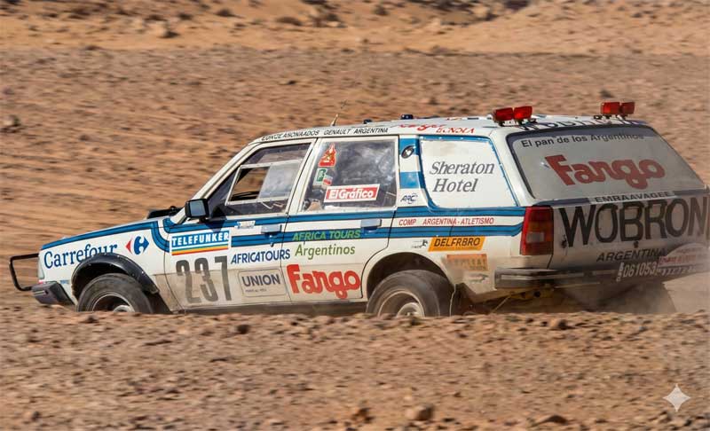 A la carrera más difícil con dos Renault 18 Break 4x4